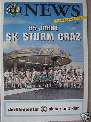 Erste Ausgabe Sturm-News, 1994