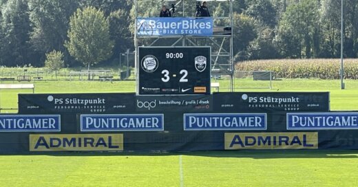 Sturm II gewinnt gegen den SKU Amstetten